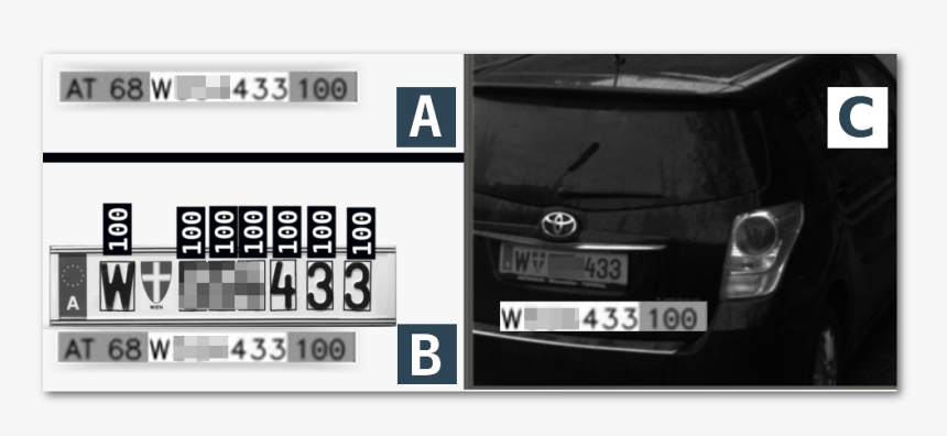 Transparent Blank License Plate Png - Toyota Hiace, Png Download, Free Download