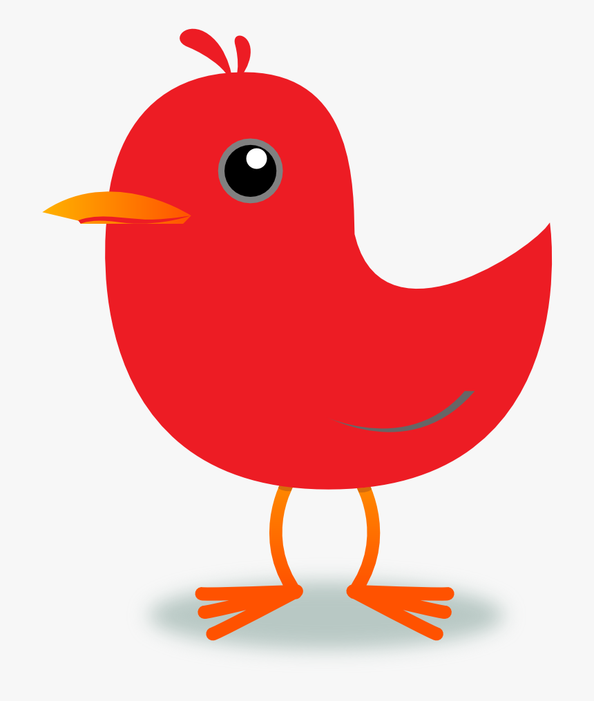 Tweet Twitter Bird Pigment - Bird Singing Cartoon Png, Transparent Png, Free Download