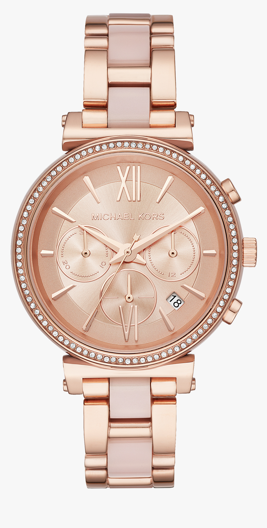 Michael Kors Womens Rose Gold Sofie Watch - Mk6560, HD Png Download, Free Download