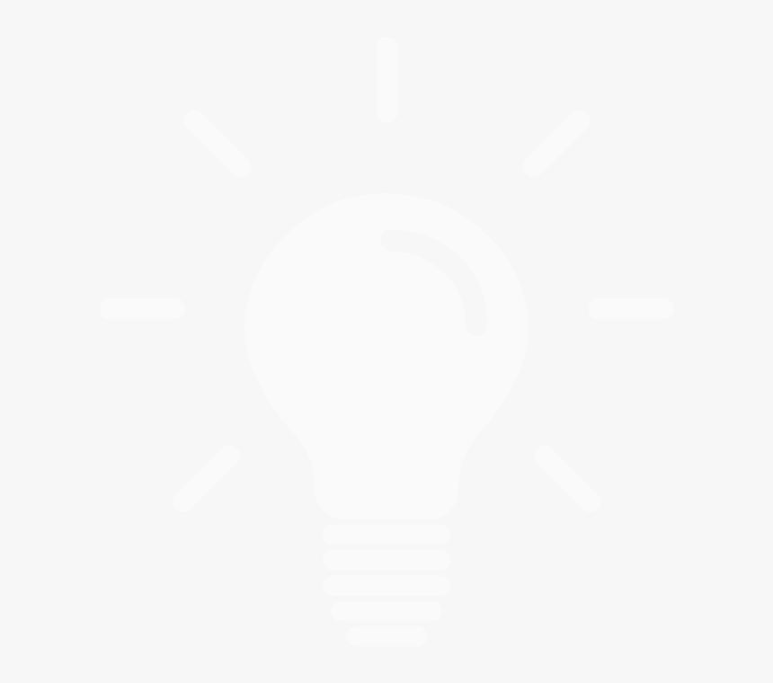 Improvement And Innovation - Light Bulb White Icon Png, Transparent Png, Free Download