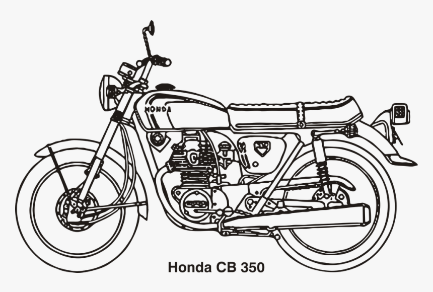 Cb, Honda, Motorcycles - Honda Cb 350, HD Png Download, Free Download