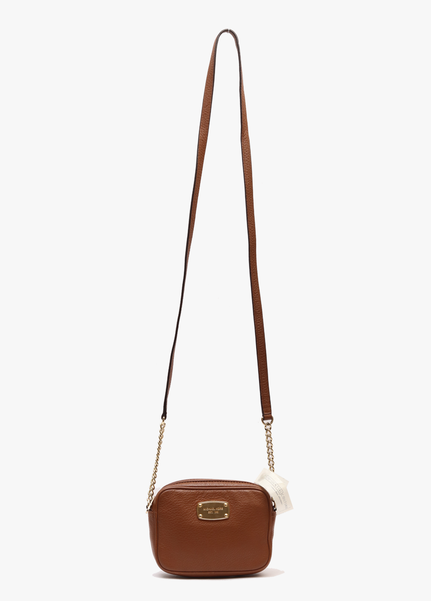 Michael Kors Tan Ginny Leather Cross Body Bag - Shoulder Bag, HD Png Download, Free Download