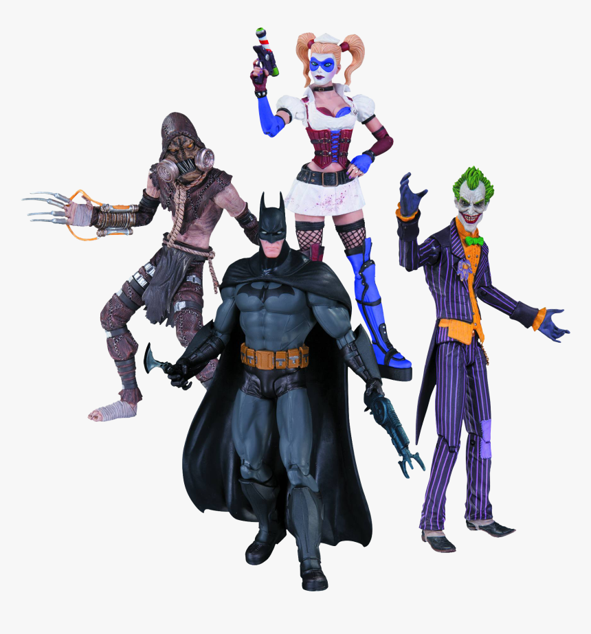 No Caption Provided - Batman Arkham Asylum Action Figures, HD Png Download, Free Download