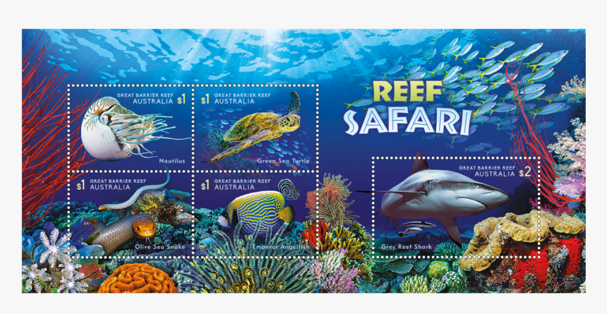 Reef Safari Australian Stamps 2018, HD Png Download, Free Download