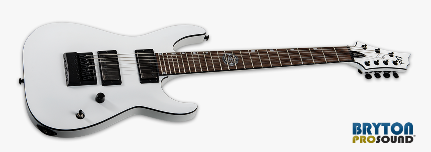 Esp Ltd Aj 7 Andy James Evertune 7 String Snow White - Electric Guitar, HD Png Download, Free Download