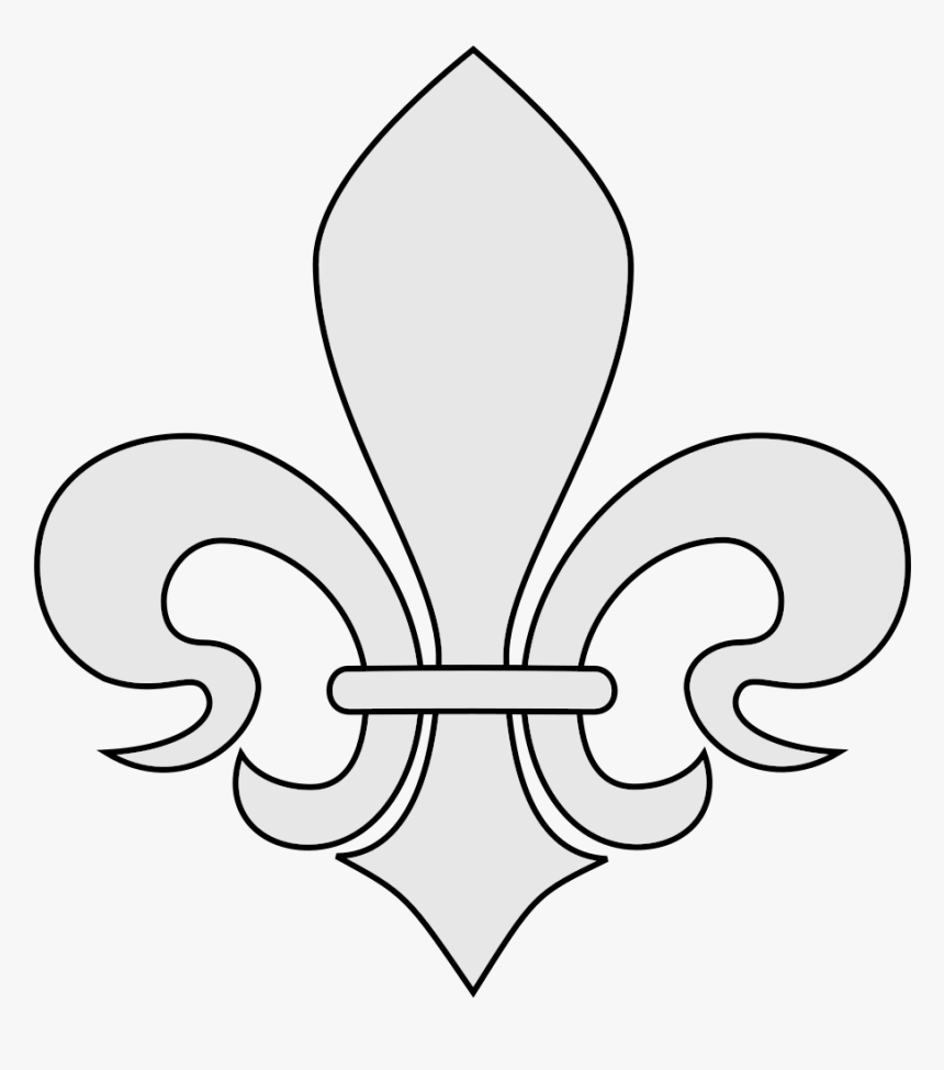 Heraldique Fleur De Lys, HD Png Download - kindpng