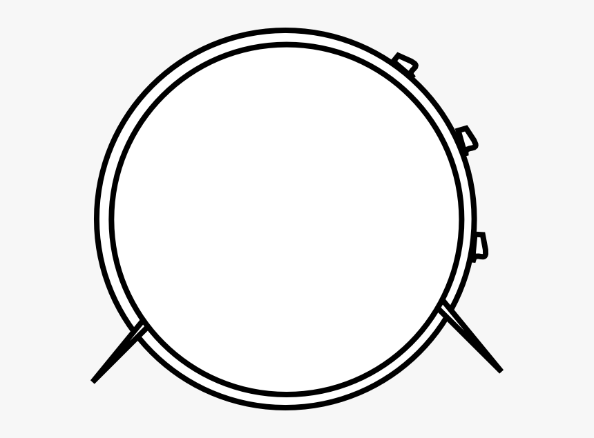 Bass Drum Drums Drumline Clip Art - Tom Drum Top View, HD Png Download, Free Download