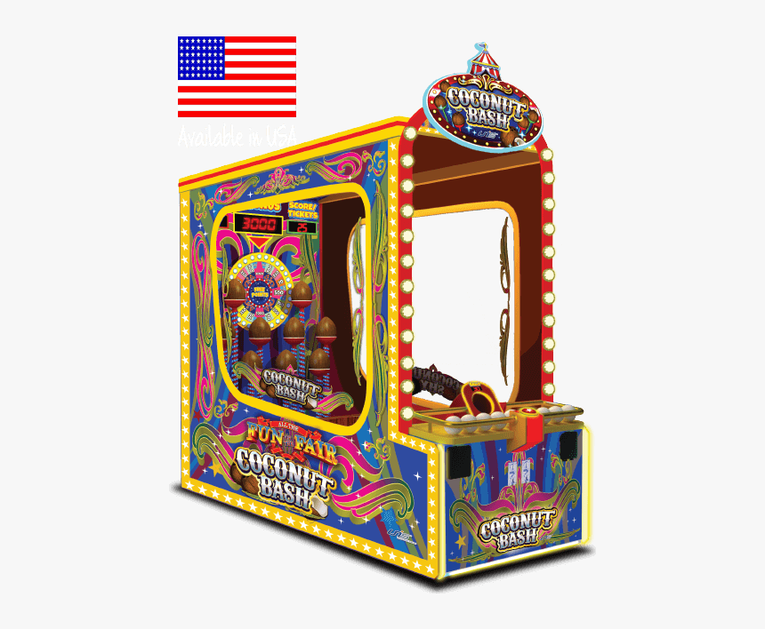 Coconut-bash - Coconut Bash Arcade Game, HD Png Download, Free Download