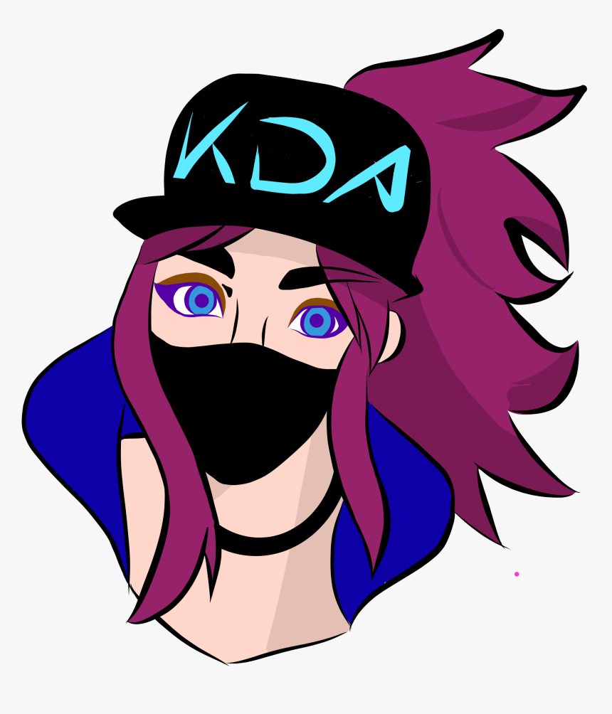 Image Of Kda Akali Set - Cartoon, HD Png Download, Free Download