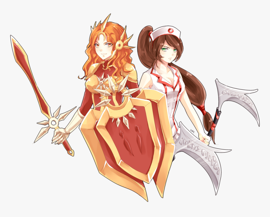 Akali And Leona League Of Legends - Leona League Of Legends Png, Transparent Png, Free Download