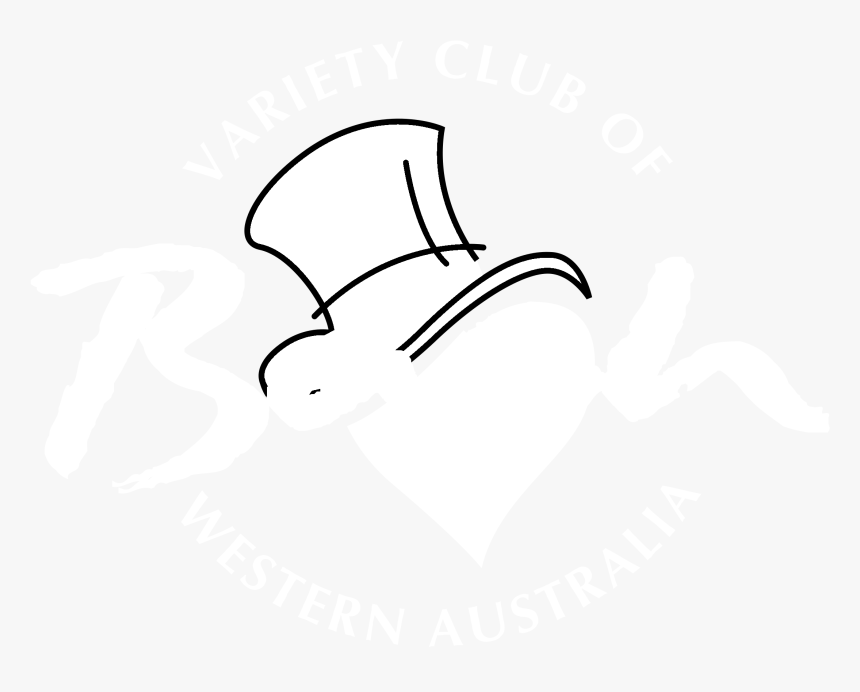Variety Club Of Bash Logo Black And White - Line Art, HD Png Download, Free Download