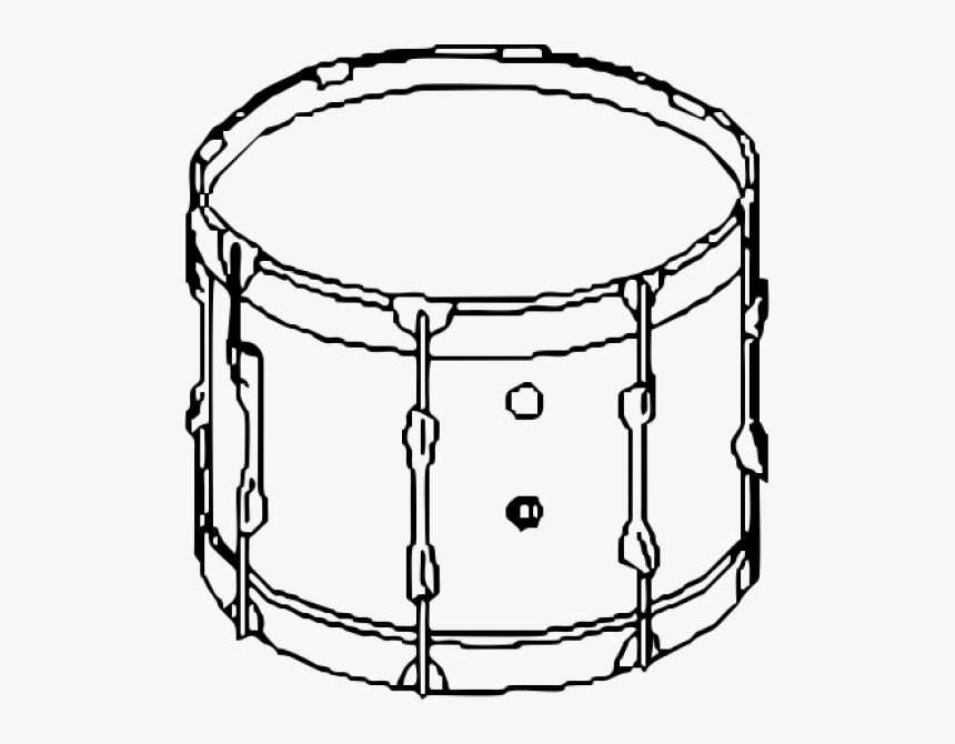 Drawing Drums Snare Drum - Marching Snare Drum Clipart, HD Png Download, Free Download