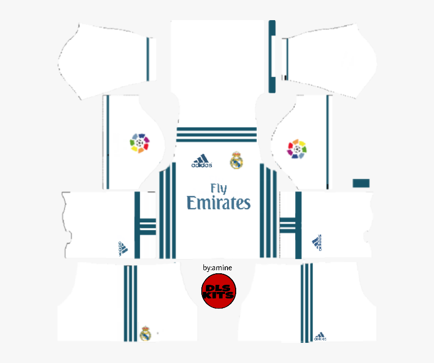 Uniforme Del Real Madrid Para Dream League Soccer 2019, HD Png Download, Free Download