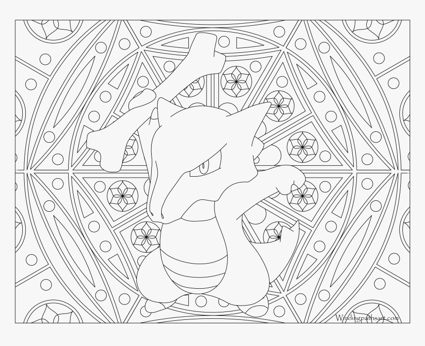 Cubone Pokemon Coloring Page, HD Png Download, Free Download