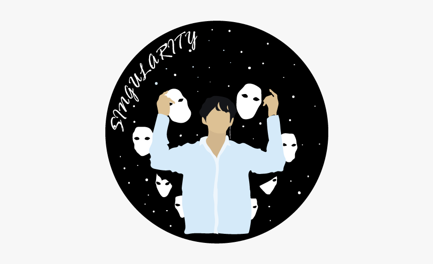 Kpop Bts Kim Taehyung Stickers - Sticker Bts Singularity, HD Png Download, Free Download