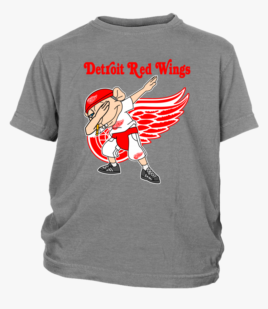 Detroit Red Wings Jeffy Dabbing Super Mario Logan Hockey - New England Patriots Mickey Mouse, HD Png Download, Free Download