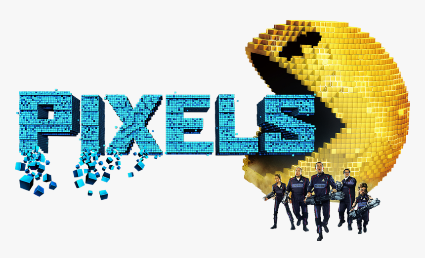 Pixels Movie Logo Png, Transparent Png, Free Download