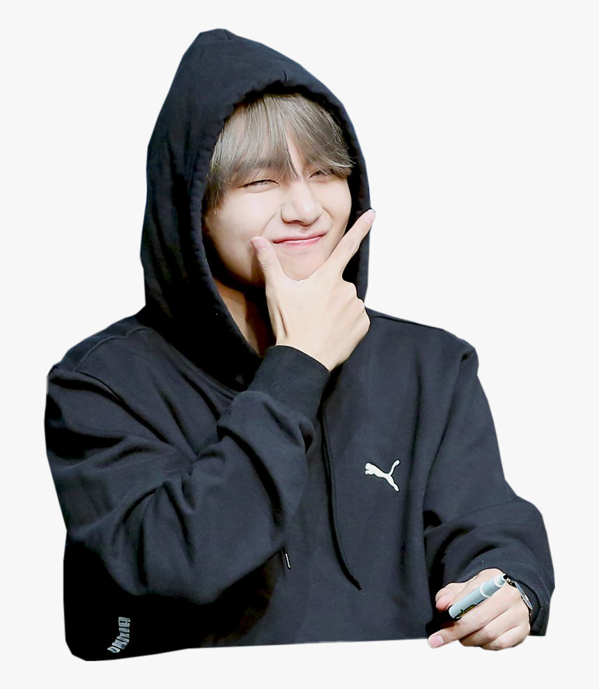 #png #taehyung #kimtaehyung #bts #kpop #btspng #kpopng - Tae In A Hoodie, Transparent Png, Free Download