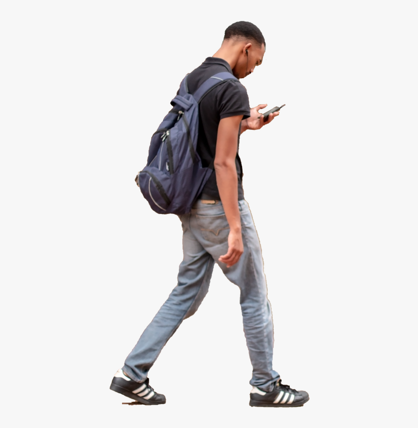 Backpack Walking People Png , Png Download - Back Pack Walking Png, Transparent Png, Free Download