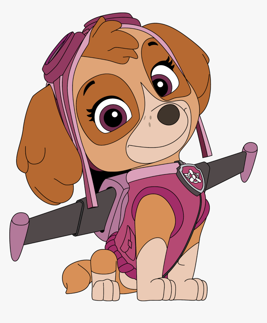 Skye 2 Patrulha Canina Vetor Grátis Paw Patrol Free - Personagens Patrulha Canina Vetor, HD Png Download, Free Download