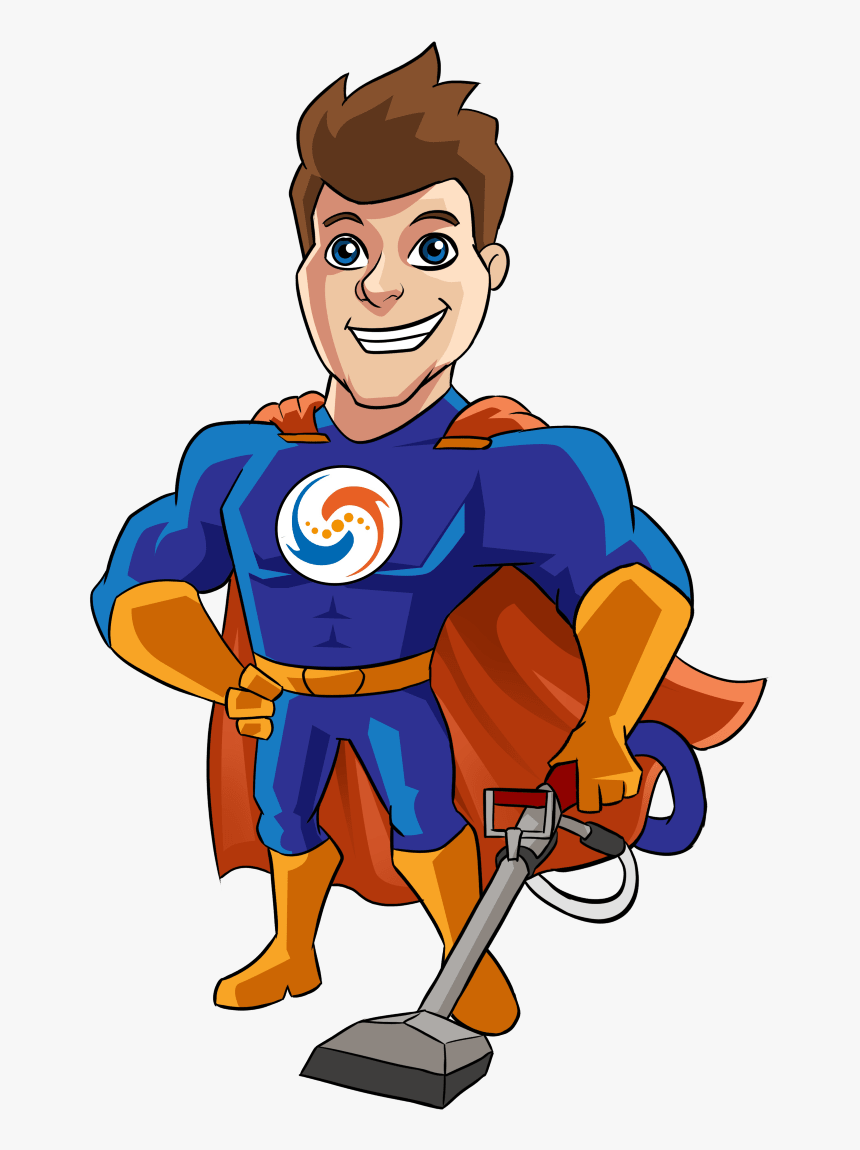 Carpet Cleaning Superhero, HD Png Download, Free Download