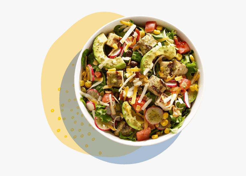 Avocado And Chicken Spinach Salad - Salata Salad, HD Png Download, Free Download