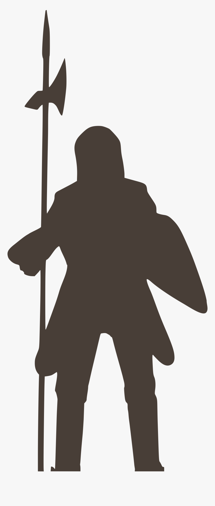 Silhouette Knight Clip Art - Transparent Knight Silhouette, HD Png Download, Free Download