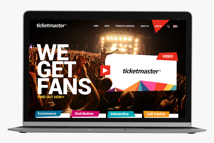 Ticketmaster Header In Mac - Online Advertising, HD Png Download, Free Download