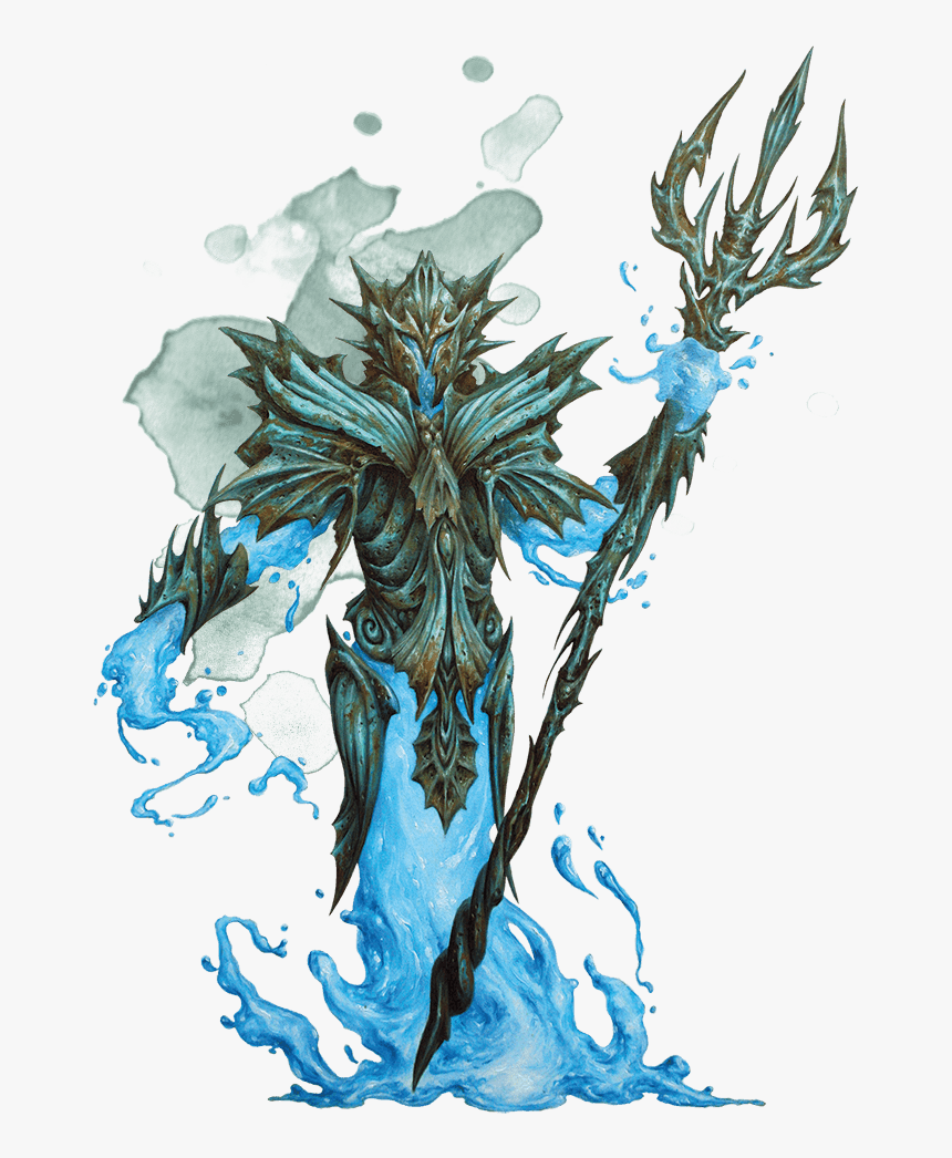 Water Elemental Myrmidon 5e, HD Png Download, Free Download