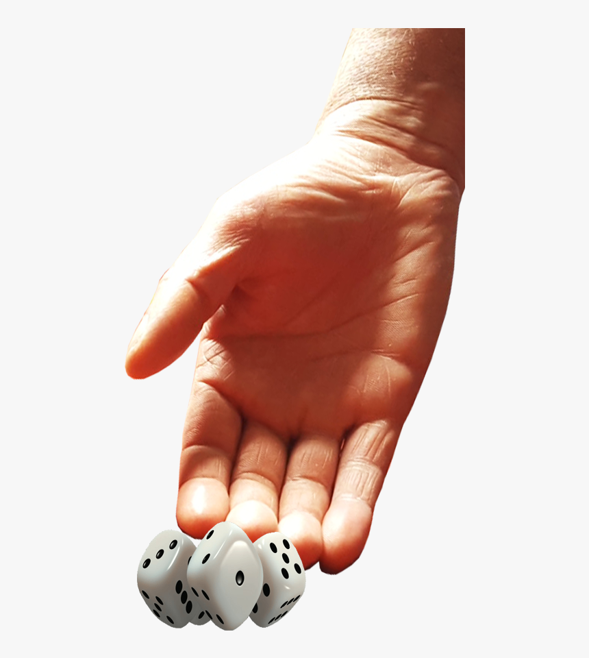 Rolling Dice Transparent Background Png Image Gambling - Hand Rolling Dice Png, Png Download, Free Download