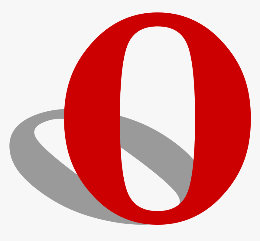 Opera Logo Png - Logo Opera Mini, Transparent Png, Free Download