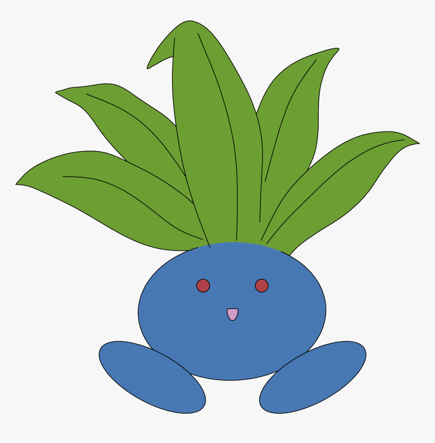 Blue Pokemon Green Plant, HD Png Download, Free Download