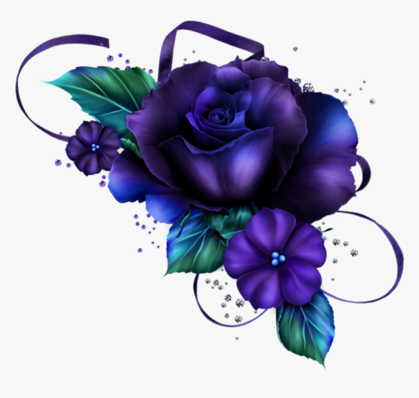 #flower #flowers #flores #flor #azul #blue #rosas #rosasazules - Blue Roses Png, Transparent Png, Free Download