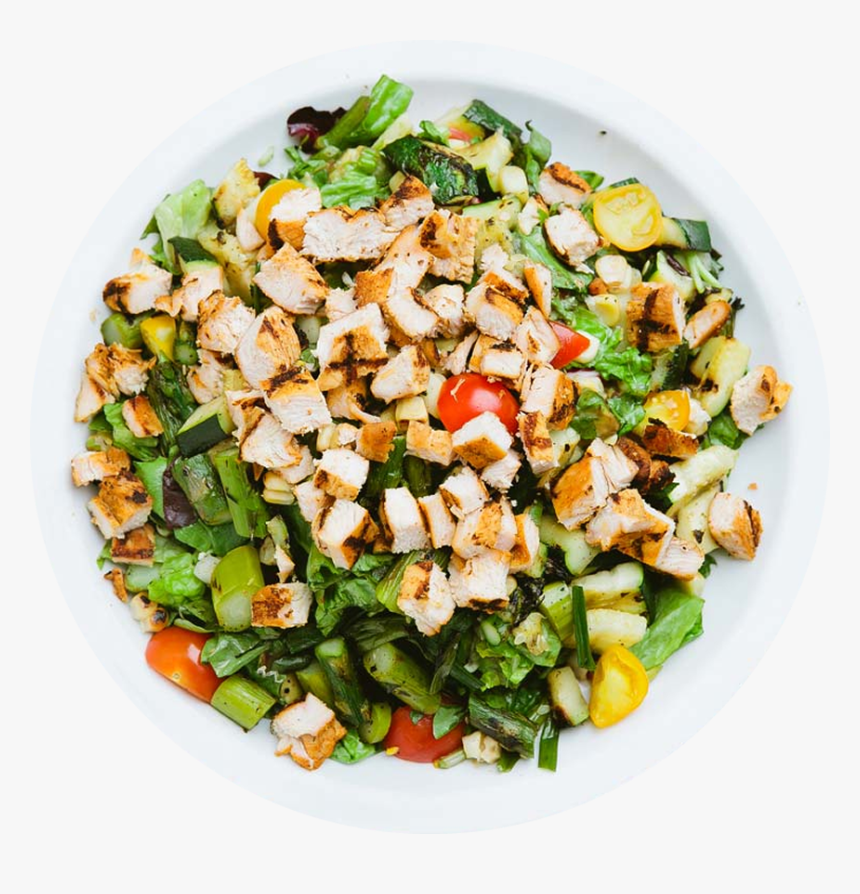 About Us Chicken Salad Plate Image - Fresh Corn Grill Cobb Salad, HD Png Download, Free Download