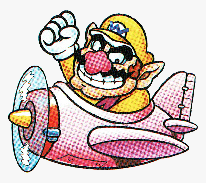 #wario #mario #character #flying #plane #high #freetoedit - Wario, HD Png Download, Free Download