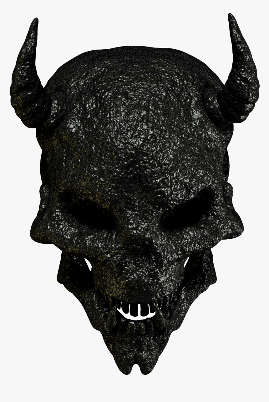 Skull Bone Head - Transparent Demon Skull Png, Png Download, Free Download