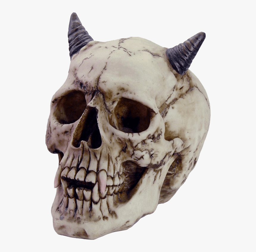 Halloween Skulls With Horns, HD Png Download, Free Download