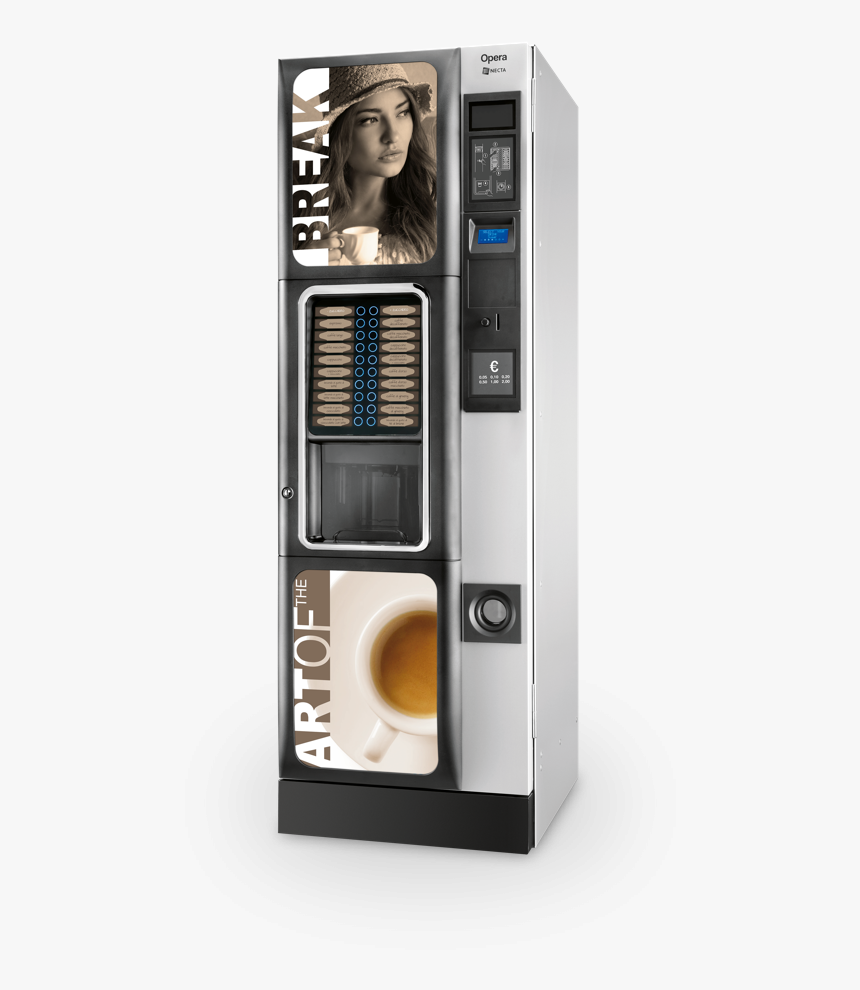 Opera Doppio Espresso Specs 2x - Necta Coffee Vending Machine, HD Png Download, Free Download