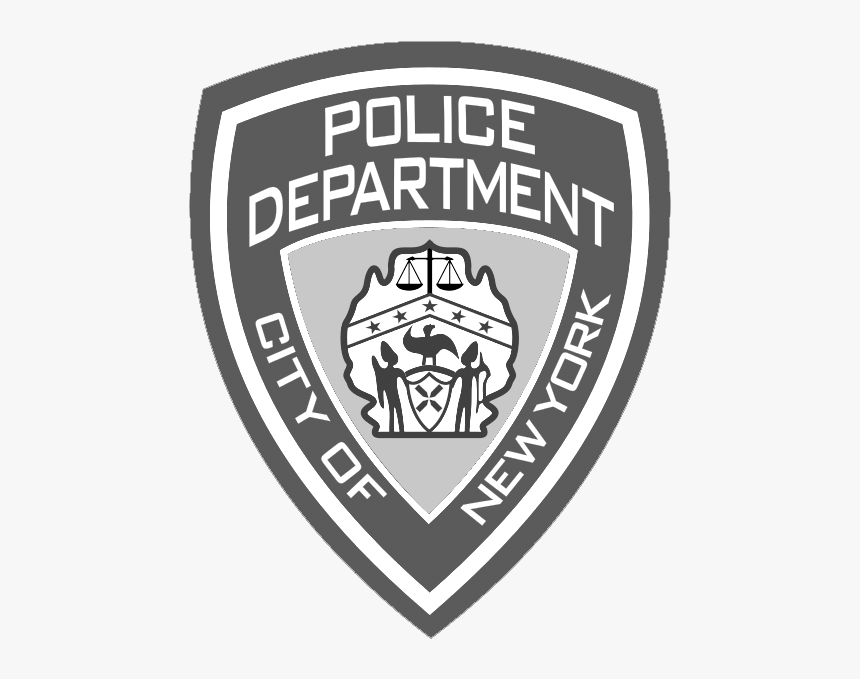 Nypd Logo - New York Police Department Black And White, HD Png Download, Free Download