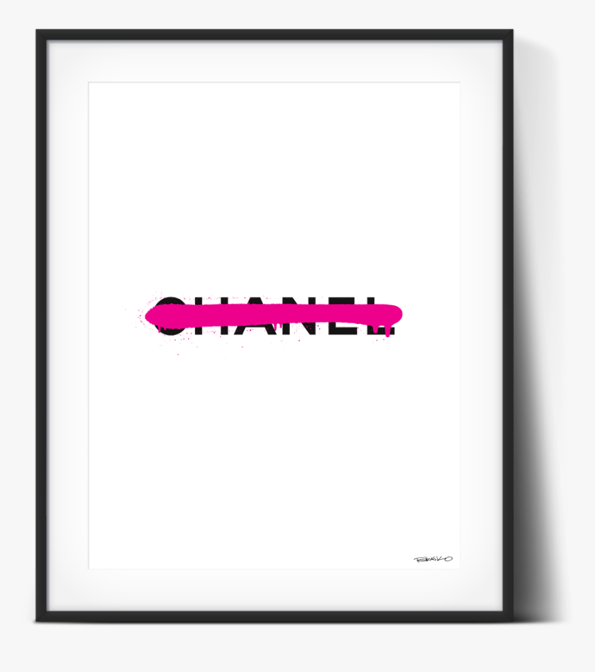 Antoniobrasko Chanel Spraypaint Poster - Illustration, HD Png Download, Free Download