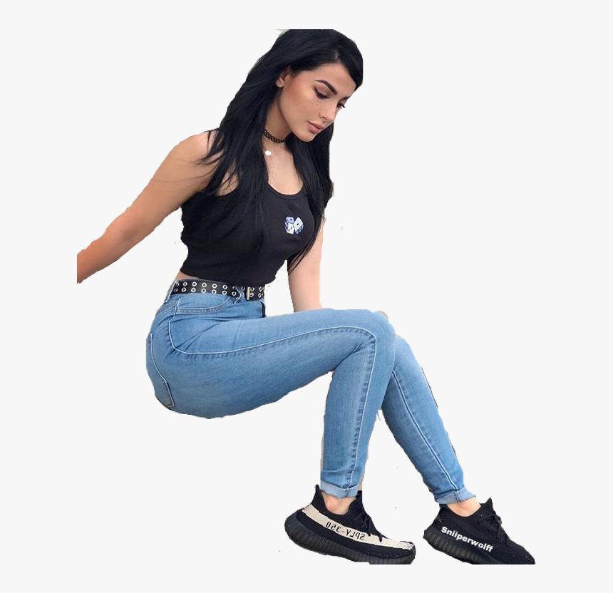 #sssniperwolf #aliashelesh #lia #youtube #gamer #freetoedit - Sssniperwolf Pictures Of Instagram, HD Png Download, Free Download