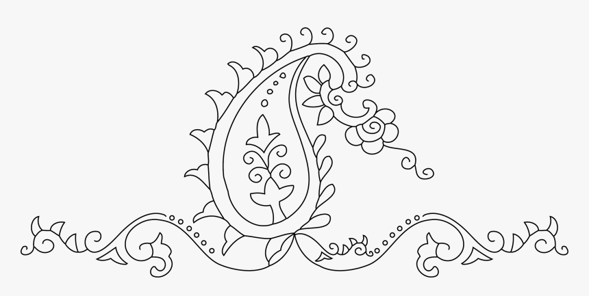 Paisley Border Png, Transparent Png, Free Download