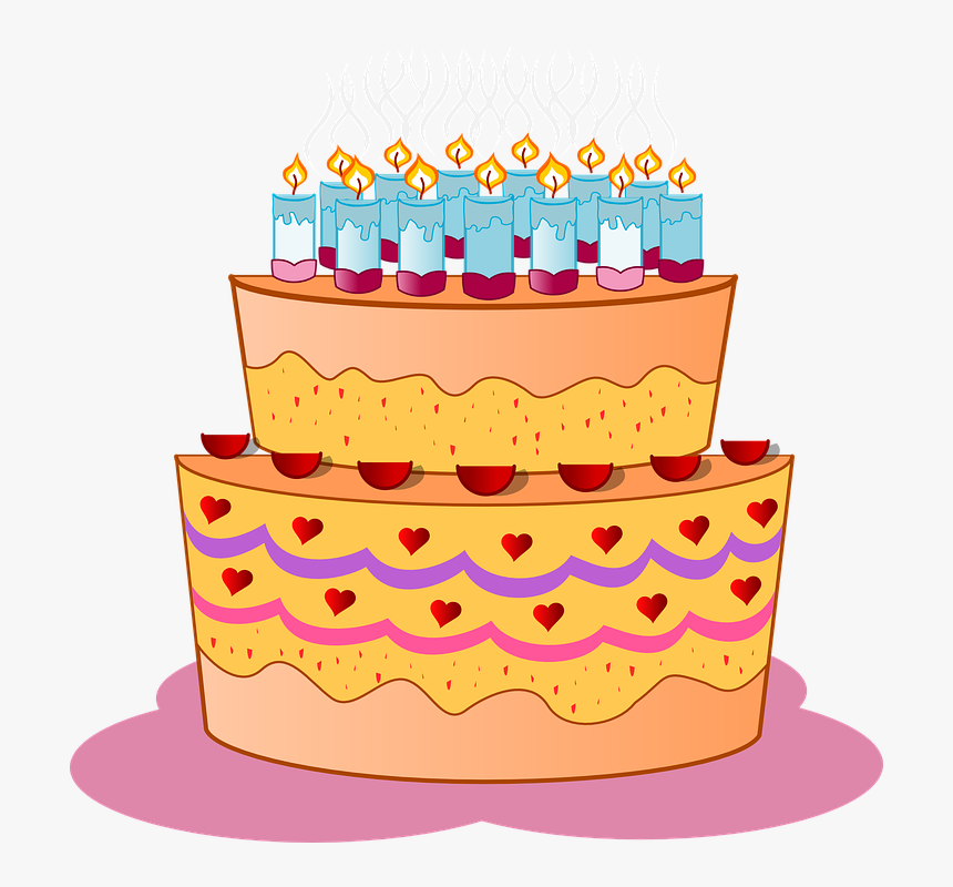 Free Occasion Celebration Vector - Birthday Cake Clip Art, HD Png Download, Free Download