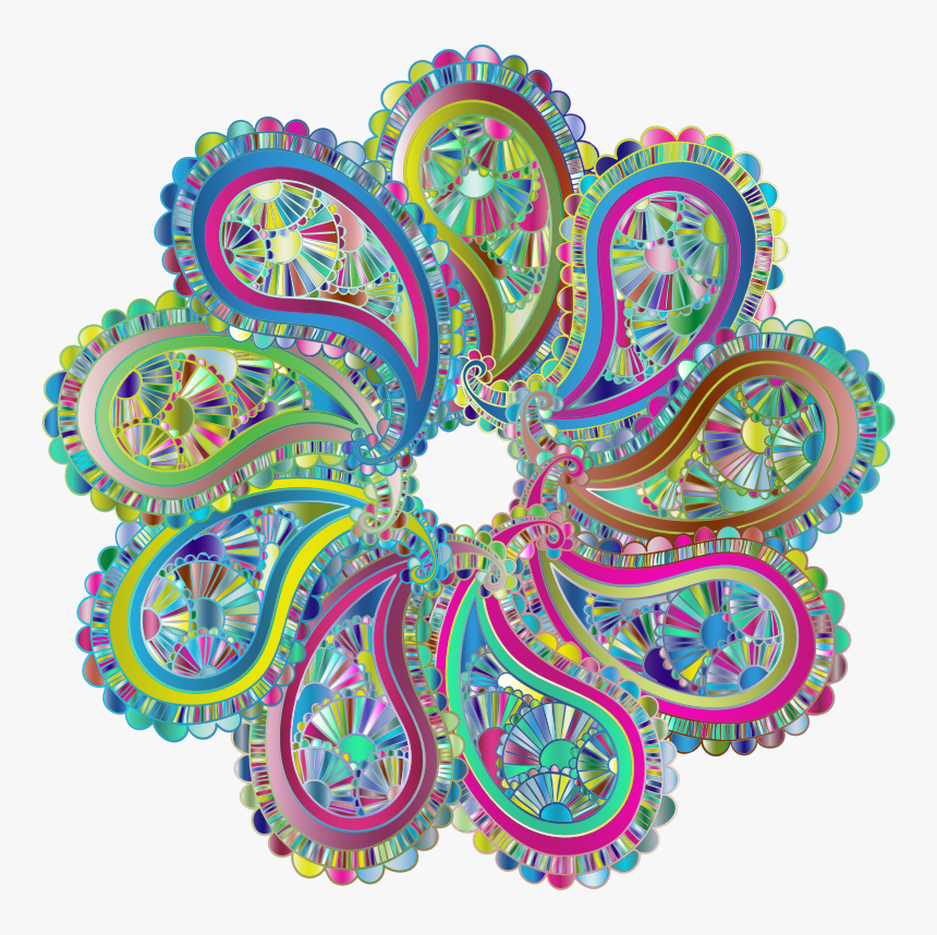 Paisley Mandala 3 Extended - Motif, HD Png Download, Free Download