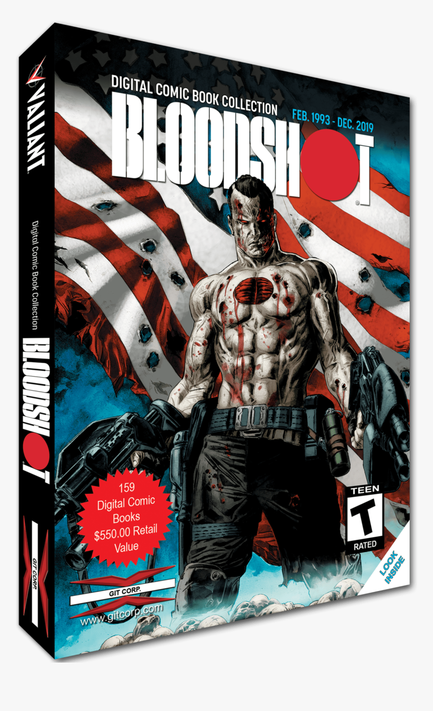Valiant Selling Every Bloodshot Comic Ever Made For - Bloodshot Usa #1 Valiant Universe, HD Png Download, Free Download