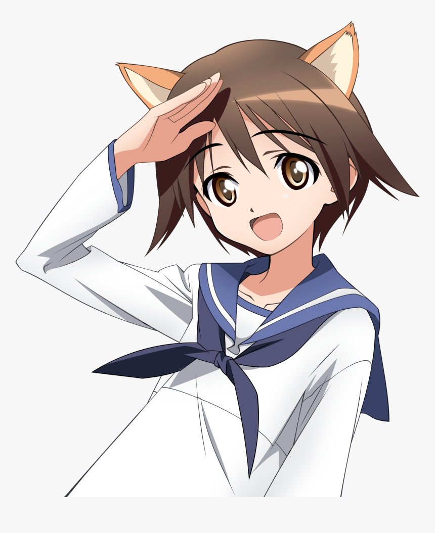 Miyafuji Yoshika Strike Witches, HD Png Download, Free Download