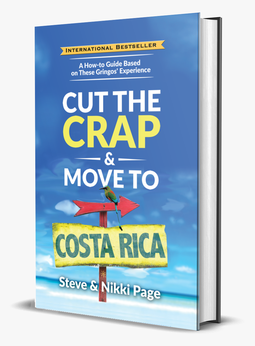 Cut The Crap & Move To Costa Rica Hardcover Mock Up - Banner, HD Png Download, Free Download