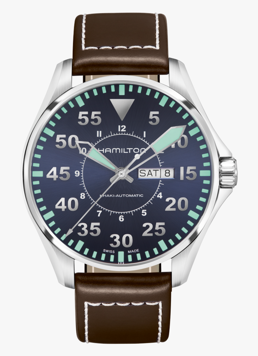 Hamilton Khaki Pilot Automatic Blue, HD Png Download, Free Download