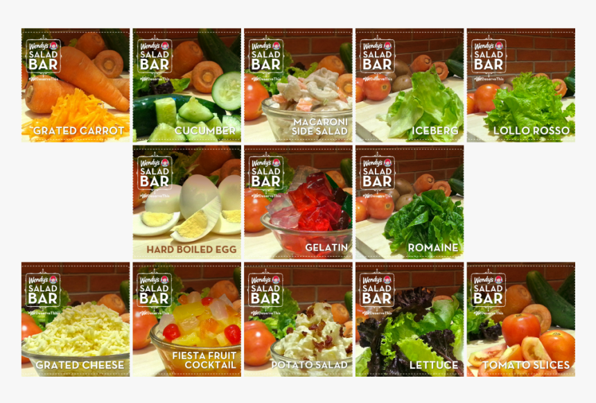 Salad Bar Png - Wendys Salad Bar Price, Transparent Png, Free Download