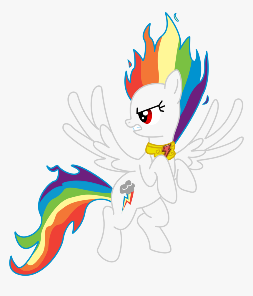 My Little Pony White Rainbow Dash, HD Png Download, Free Download